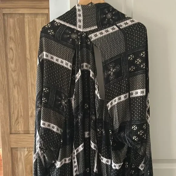 Free people Free People Twilight & Ivory Festival Scarf Print Duster - Picture 10 of 13